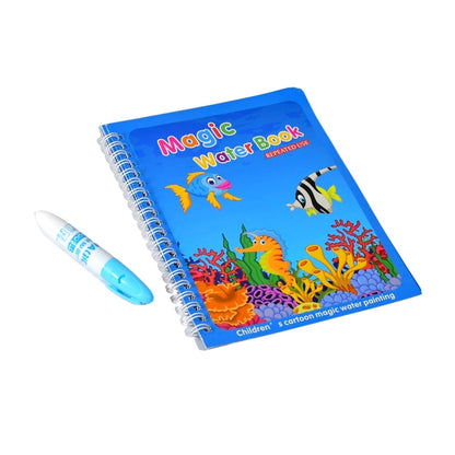 8091 Magic Water Quick Dry Book Water Coloring Book Doodle with Magic Pen Painting Board DeoDap