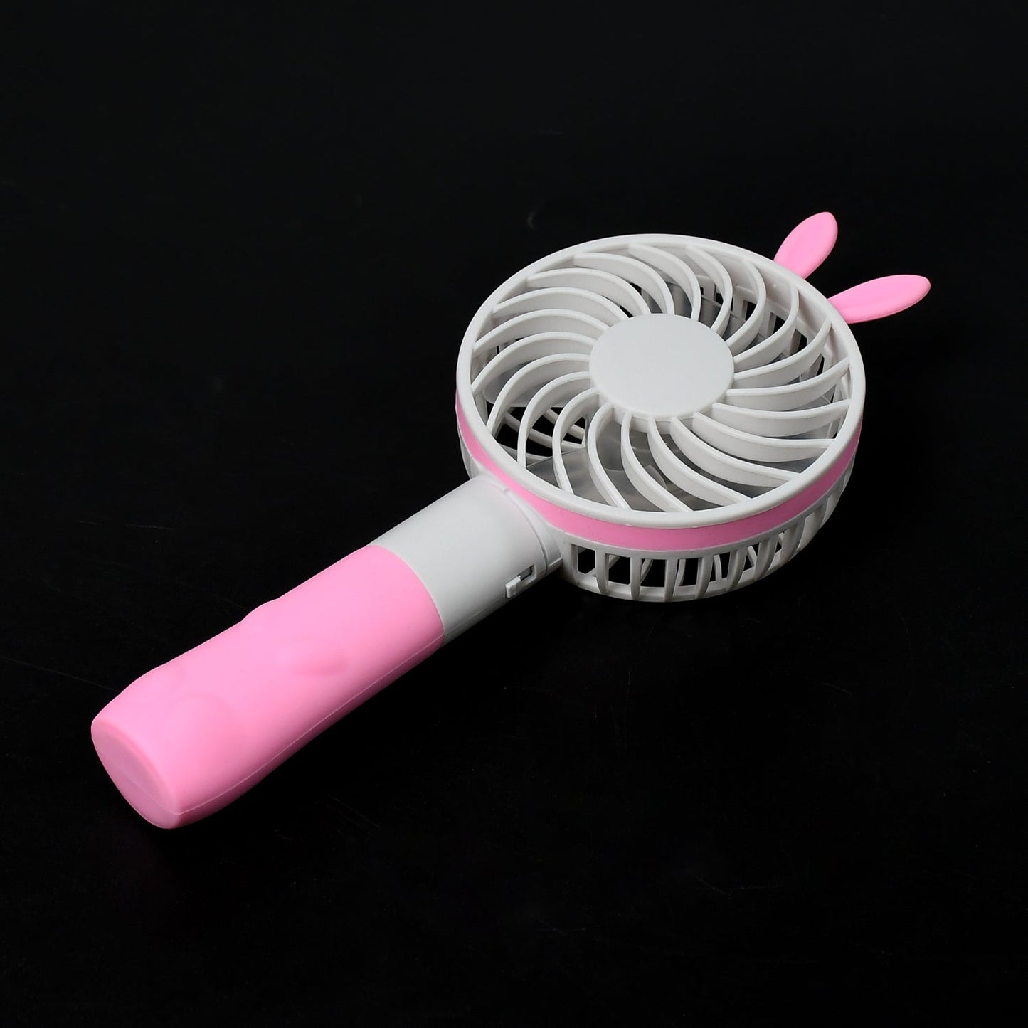 4811 Portable Princess Rabbit Styled Rechargeable Handheld Fan For Travel , home & Office Use DeoDap