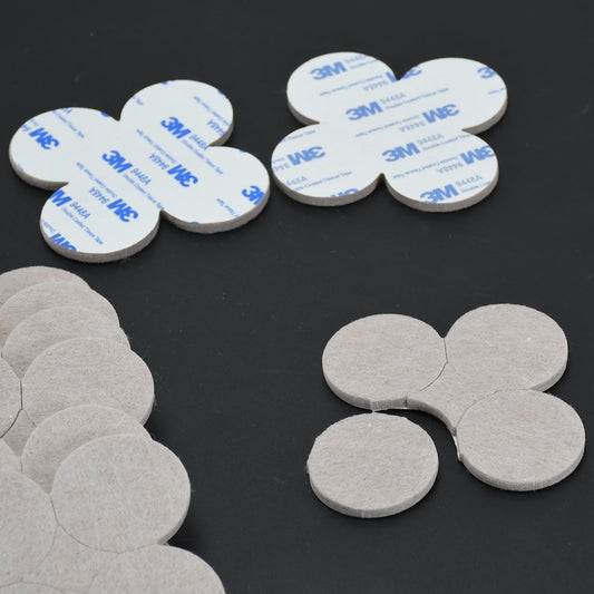 9045 Furniture Pads Round Self-stick Non-slip Anti-scratch Felt Pads Floors Protector DeoDap