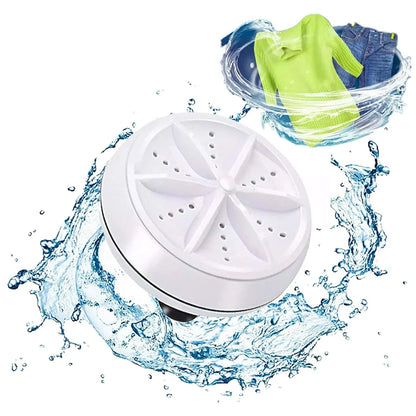 UK-0191 Mini ultrasonic Turbine Washer Washing Machines Portable Travel Cleaner