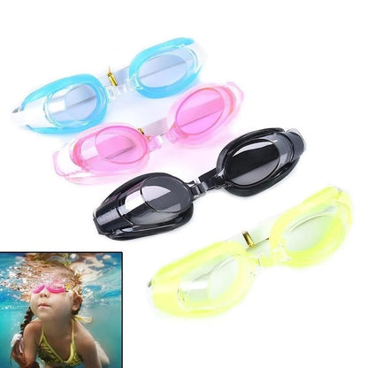 0399 Swimming Goggles  With Ear And Nose Plug Adjustable Clear Vision Anti-Fog Waterproof DeoDap