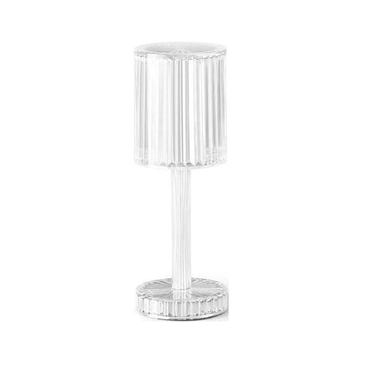 6605 Crystal Table Lamp , Touch Control Atmosphere Nightstand Lamp With USB Charging Line DeoDap