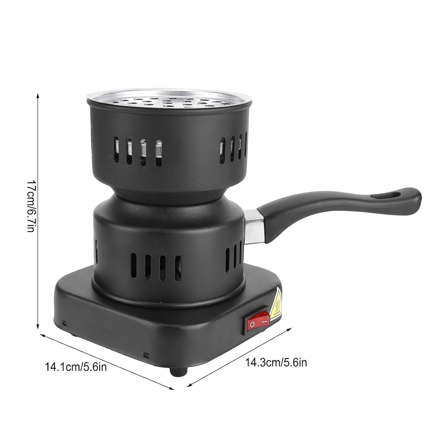 5815 Heating Stove, Tubular Heating Stove Hot Plate Stove,  Heat‑Resistant Coating for Home, Camping Cooking, Mini Electric Tea Coffee Heater