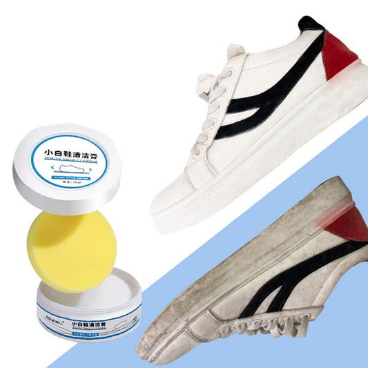 17828 Stain Remover Cleansing Cream for Shoe Polish Sneaker Cleaning Kit Shoe Eraser Stain Remover White Rubber Sole Shoe Cleaner White Shoe Cleaning Cream Stain Remover (120 Gm Approx)