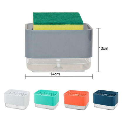 6206 2 in 1 Soap Dispenser Used As A Soap Holder In Bathrooms And Toilets. DeoDap