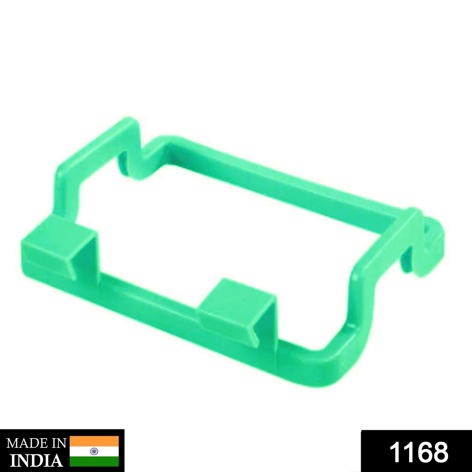 1168 Kitchen Plastic Garbage Bag Rack Holder ( Green Color ) DeoDap