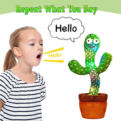 8047L  Dancing Cactus Talking Toy, Chargeable Toy (loose) DeoDap