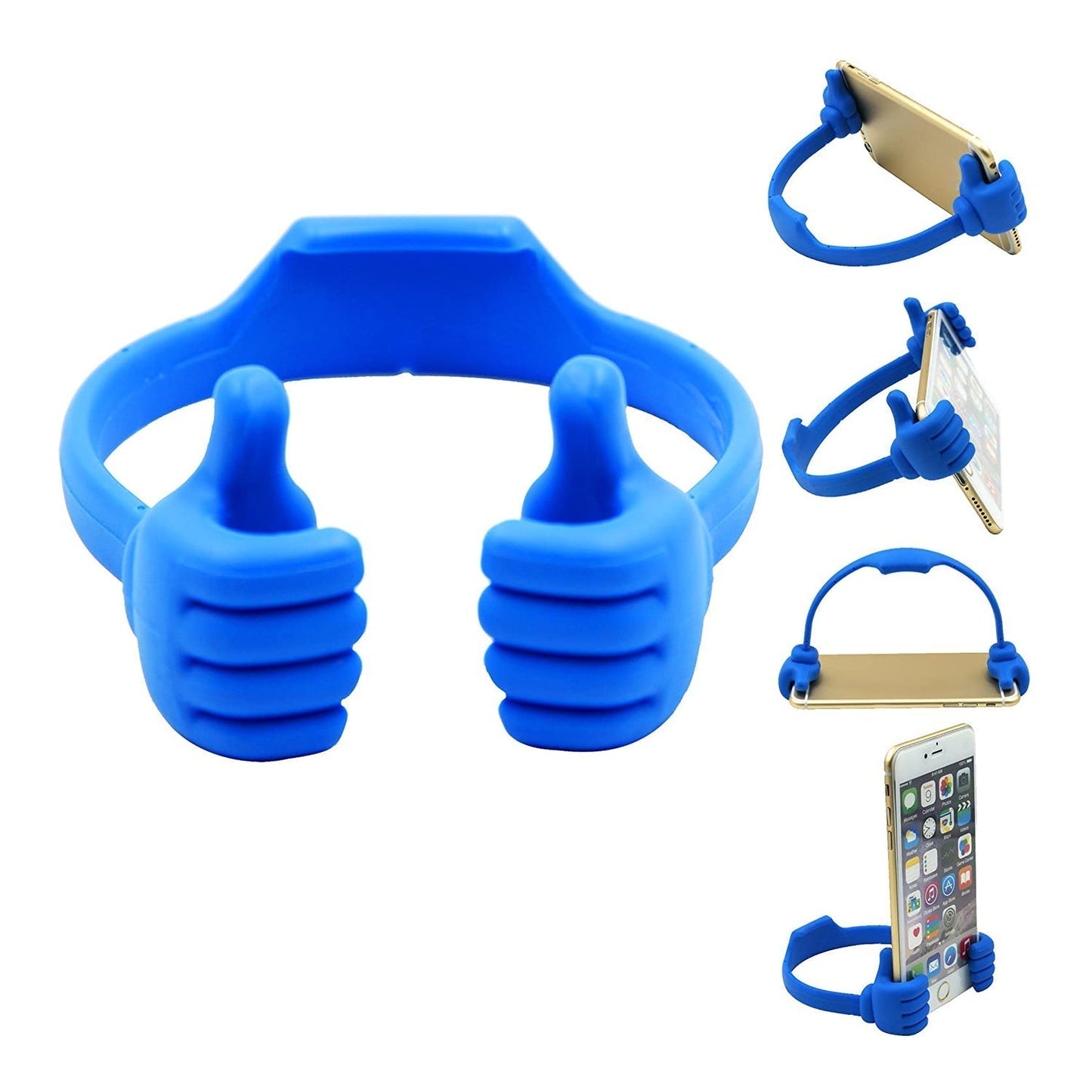 6132 4 Pc Hand Shape Mobile Stand used in all kinds of places including household and offices as a mobile supporting stand. DeoDap