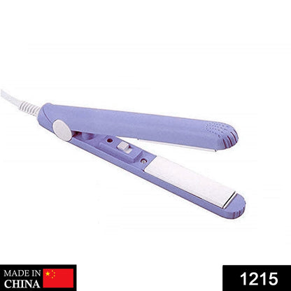 1215 Mini Portable Electronic Hair Straightener and Curler DeoDap