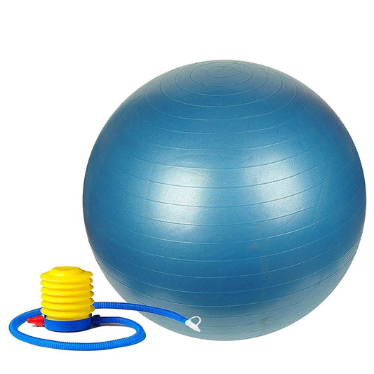 580 Anti-Burst Gym Ball with Pump (75 cm) DeoDap