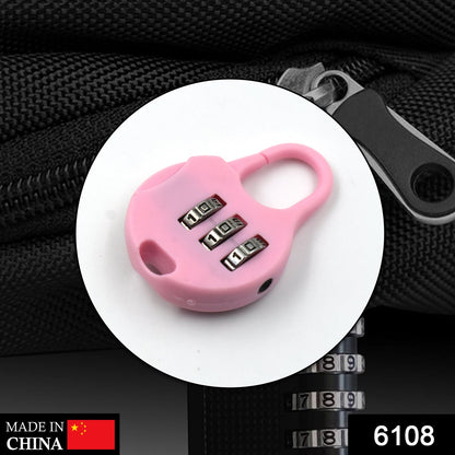 6108 3 Digit Zipper Lock and zipper tool used widely in all security purposes of zipper materials. DeoDap