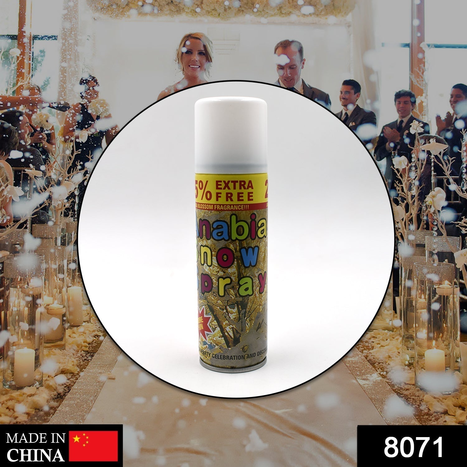 8071 Party Snow Spray used in all kinds of party and official places for having fun with friends and others. DeoDap