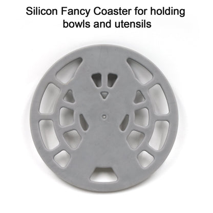 2600 1Pc Silicone Fancy Coaster for holding bowls and utensils including all kitchen purposes. DeoDap