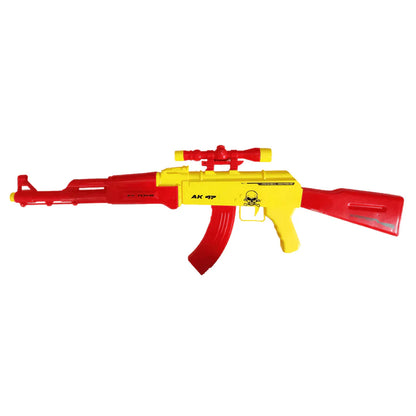 3121 Big Plastic AK 47 Toy Gun for Kids - 26 Inch Gun Toy for Kids Shooting Gun with Arrow Bullets Kids Toy Return Gift Item(bb gun)