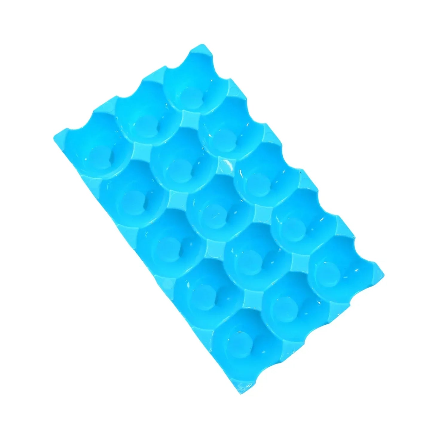 2206a 15 Cavity Plastic Egg Tray Egg Trays for Storage with 15 Eggs Holder (4 Pc Set)