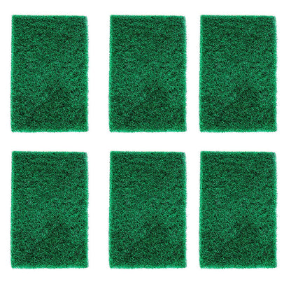 3438 Scrub Sponge Cleaning Pads Aqua Green (Pack Of 6) DeoDap