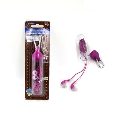 7273 Phone Earphones with Microphone with Case DeoDap