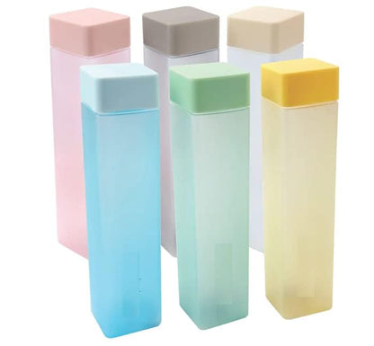 UK-0261 Square Water Bottle Gift Set (6 pieces) (Multicolour)