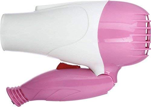 UK-0249 Professional Folding Hair Dryer With 2 Speed Control 1000W, Multicolor