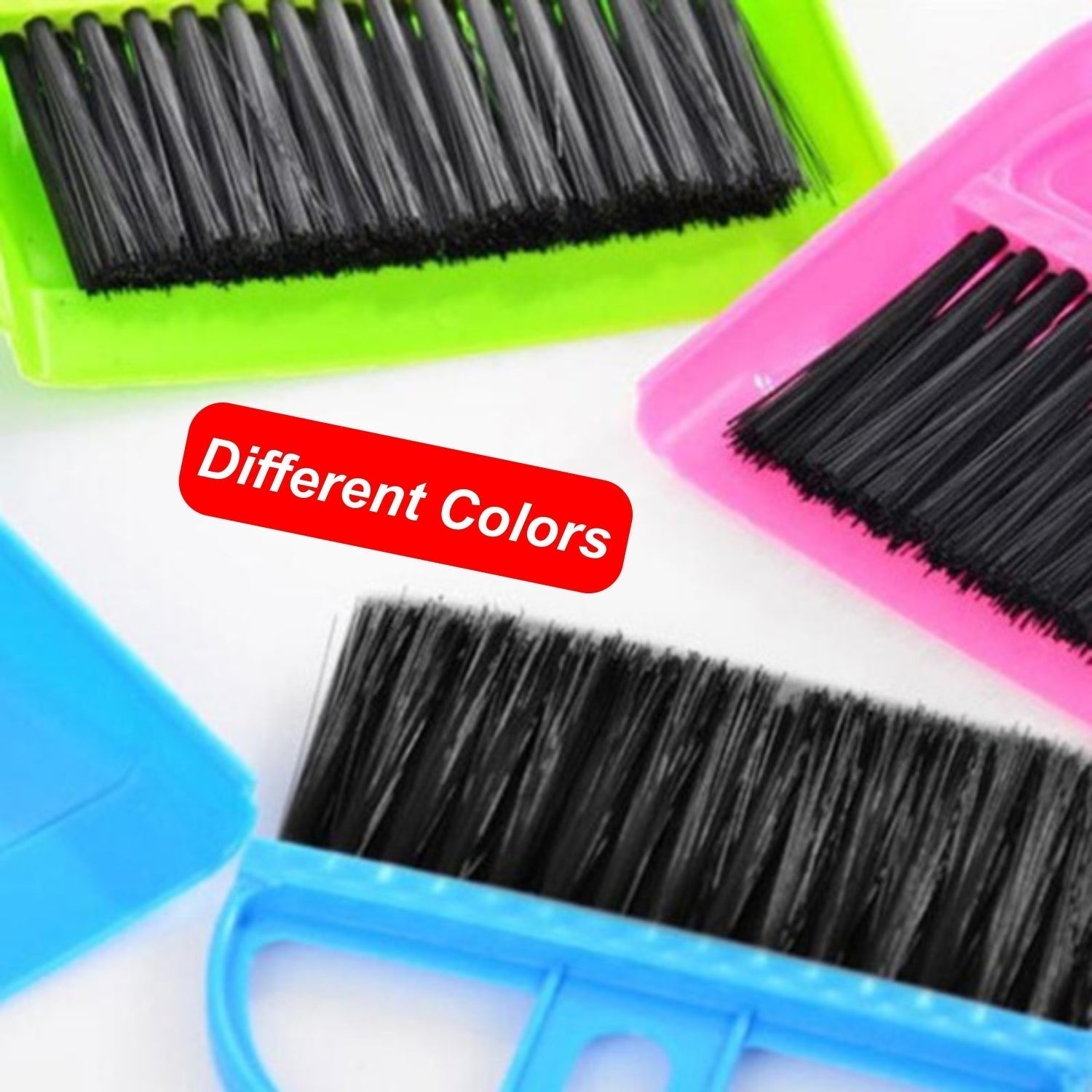 2213 Mini Dustpan with Brush Broom Set for Multipurpose Cleaning - 2 pcs DeoDap