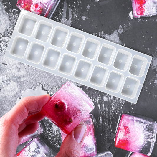 2982 16Cavity Plastic Ice Cube Tray ice Maker Mold for Freezer. DeoDap