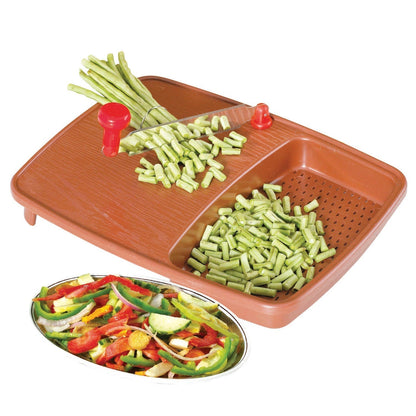 2687 Cut N Wash Box and tray used in all kinds of household kitchen purposes for cutting and washing within of fruits and vegetables. DeoDap