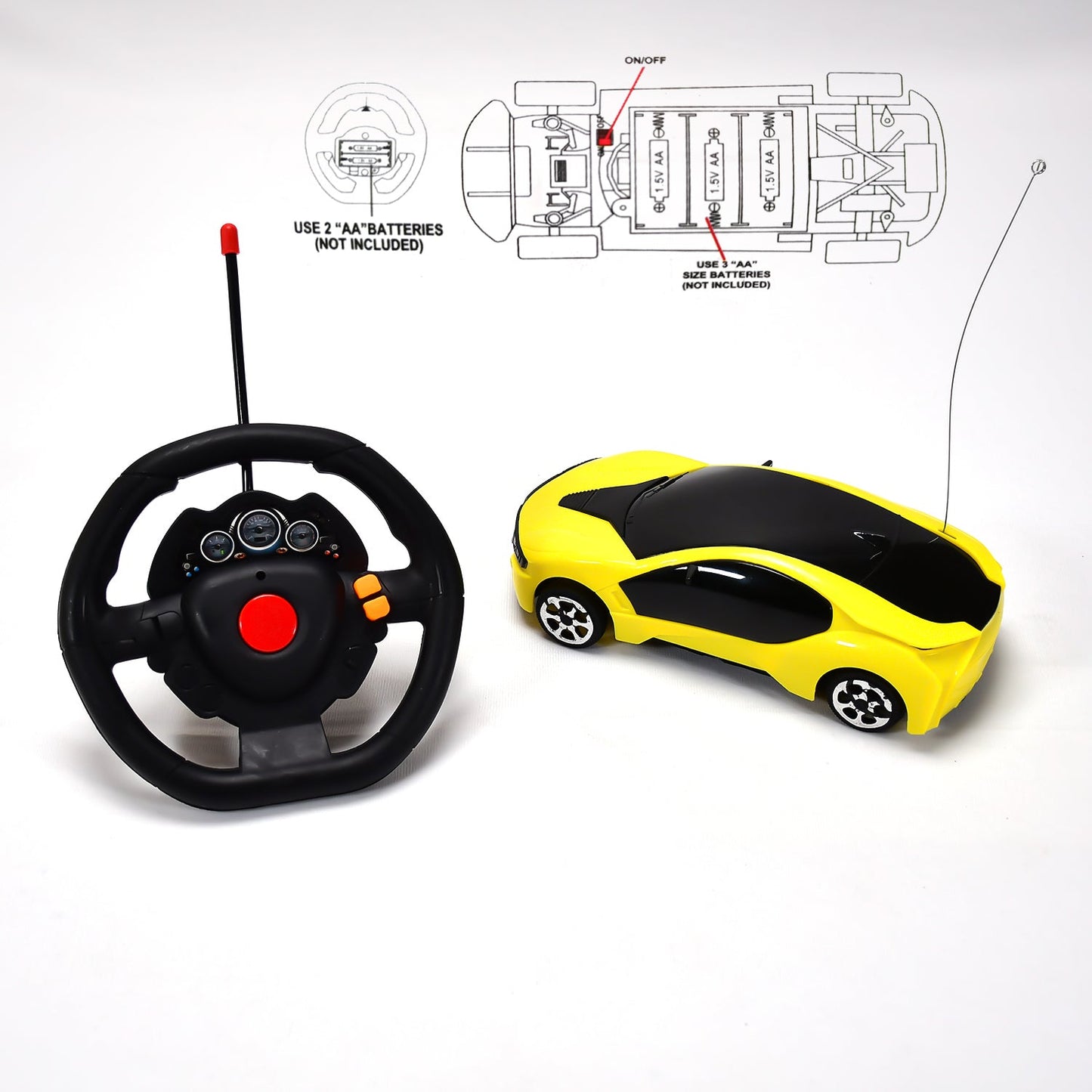 4465 Racing Fast Steering Remote Control Modern Attractive CAR for Kids DeoDap