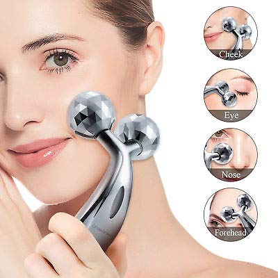 UK-0140   3D Manual Roller Massager 360 Rotate Roller Face Body Massager For Skin Lifting, Wrinkle Remover and Facial Massage, Relaxation and Skin Tightening Tool