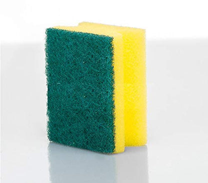 1421 Scrub Sponge 2 in 1 Pad for Kitchen, Sink, Bathroom Cleaning Scrubber DeoDap