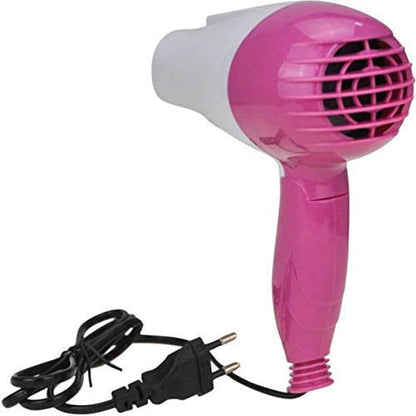 UK-0249 Professional Folding Hair Dryer With 2 Speed Control 1000W, Multicolor