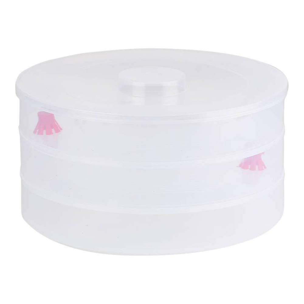 093 Plastic 3 Compartment Sprout Maker, White Your Brand