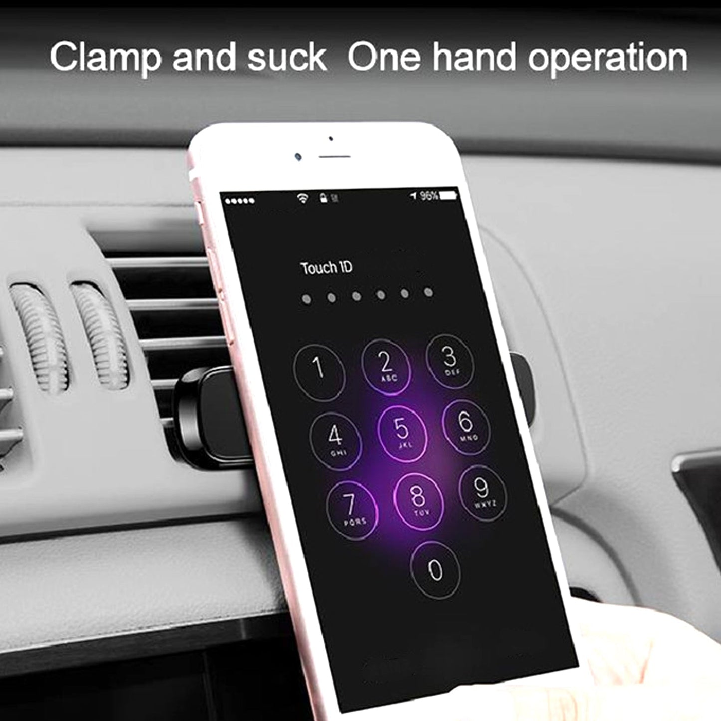 4698  Magnetic Car Phone Holder for Smartphone Mobile DeoDap