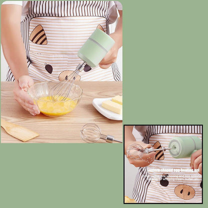 2813 Wireless Hand Mixer, Charging Handheld  2pc portable Whisk Mini High Power Beater Baking Hand Held Mixer, Portable Kitchen Blender. DeoDap