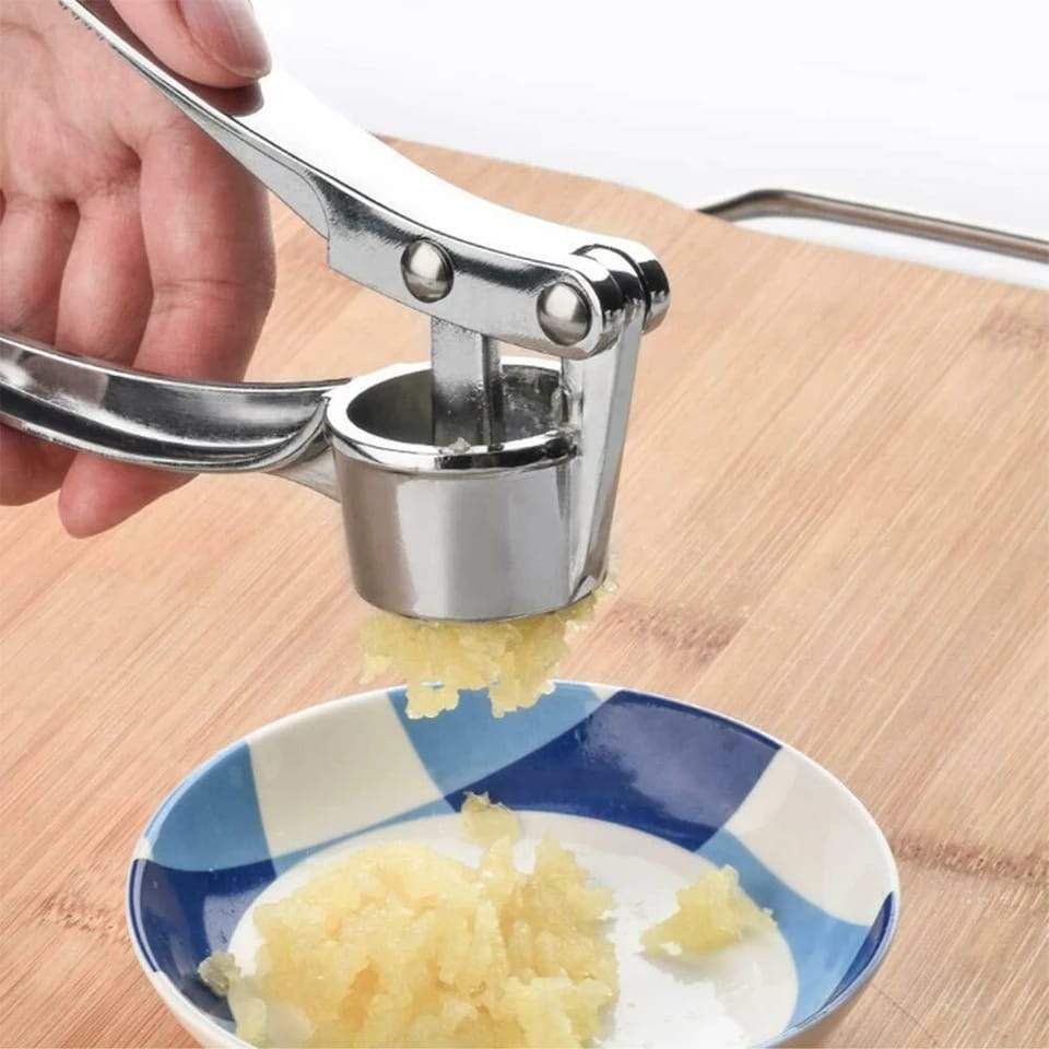 3042 Stainless Steel Garlic Press Crusher,Crusher,Squeezer,Masher,and Lemon Juicer DeoDap