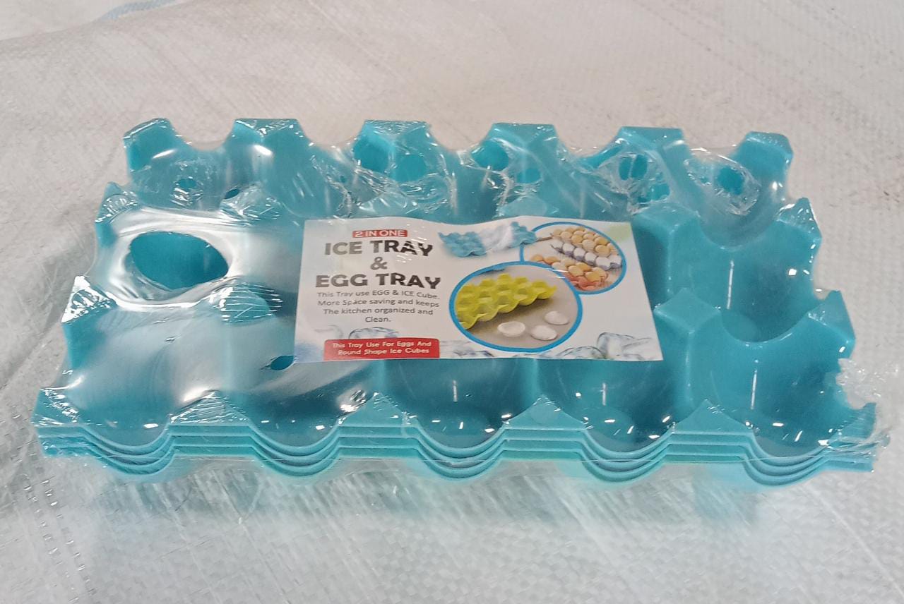 2206a 15 Cavity Plastic Egg Tray Egg Trays for Storage with 15 Eggs Holder (4 Pc Set)