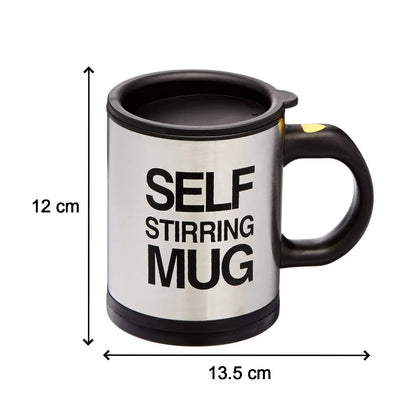 UK-0127  Self String Coffee Mug, Stainless Coffee Mixing Cup Blender Self Stirring Mug Best Gift Coffee Mug, Coffee Mug self Stirring (Multi Color)