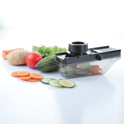 8101 Ganesh Plastic Vegetable Slicer Cutter, Black DeoDap