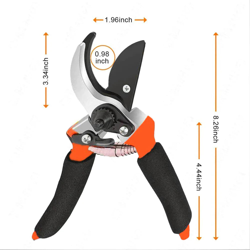 UK-0137  Garden Shears Sharp Cutter Pruners Scissor, Pruning Seeds with Grip-Handle Flower Cutter