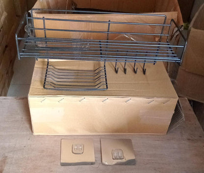 9009 3 in 1 Shower Shelf Rack for storing and holding various household stuffs and items etc.