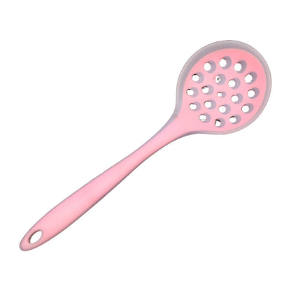 5429 1PC Food Grade Silicone Colander Shovel Strainers Spoon Colorful Kitchen Scoop Drainage Colanders (29cm) DeoDap