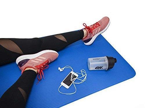 524_Yoga Mat Eco-Friendly For Fitness Exercise Workout Gym with Non-Slip Pad (180x60xcm) Color may very DeoDap