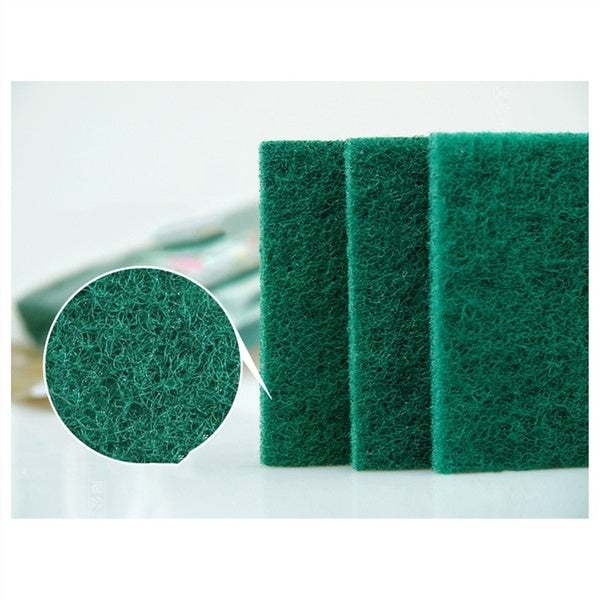 1495 Green Kitchen Scrubber Pads for Utensils/Tiles Cleaning DeoDap