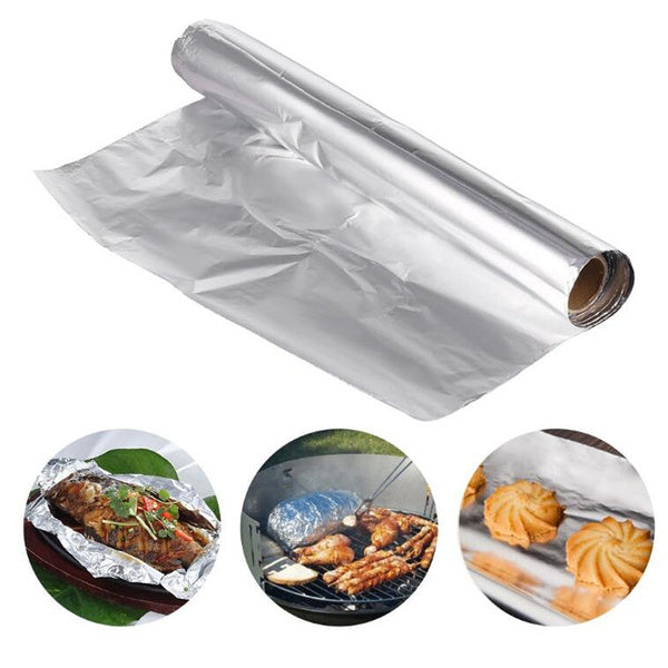 2302 Aluminium Silver Kitchen Foil Roll ( 72 Meter) DeoDap