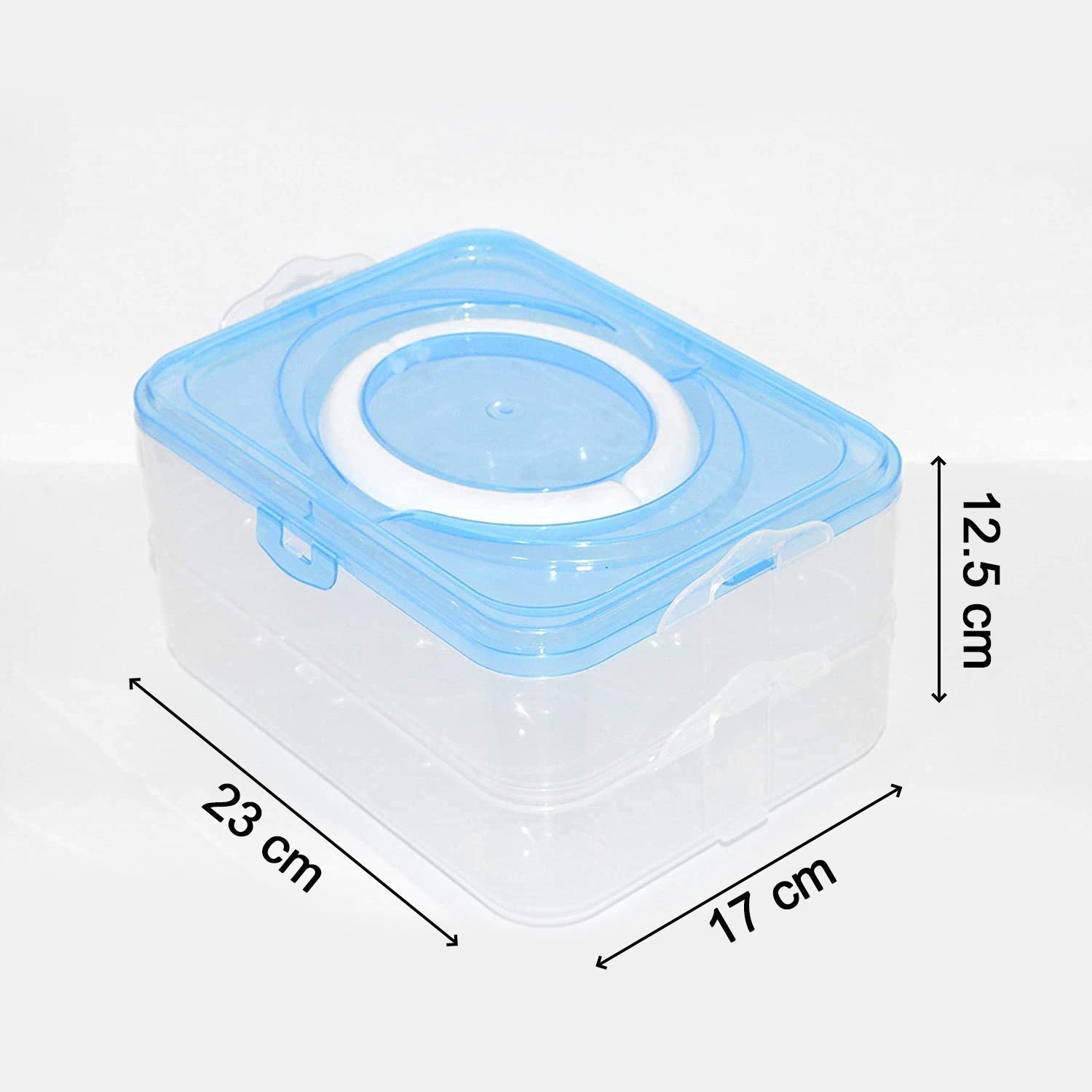 2315A Double Layer 24 Grid Egg Storage Box for Egg Storage Container DeoDap