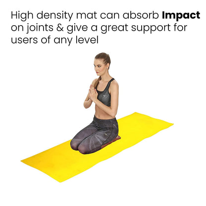 UK-0143 Yoga Mat Anti Skid Gym Workout and Flooring Exercise for Men & Women (Standard Size, 4 mm Thick-Multi Color)