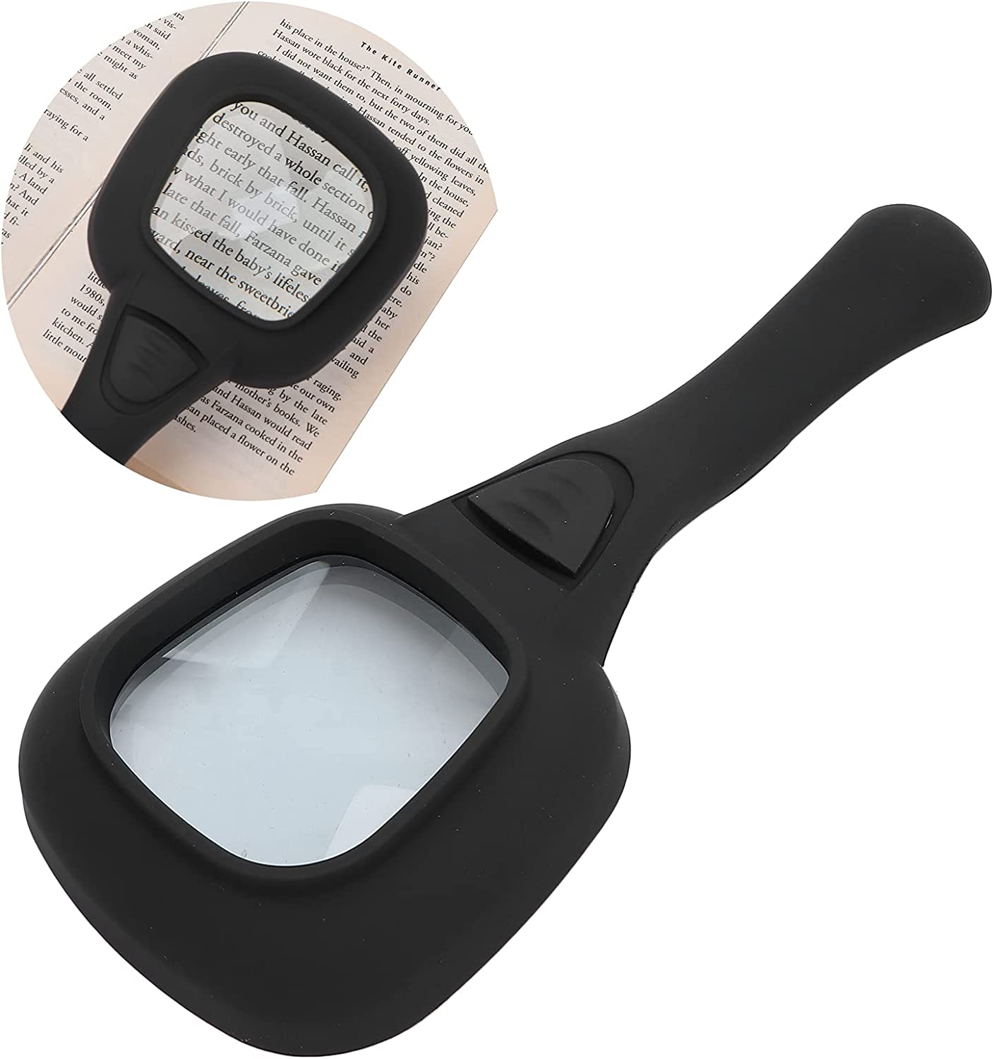 1573A Handheld Magnifying Glass 6 LED Illuminated Lighted Magnifier for Seniors Reading, Soldering, Inspection, Coins, Jewelry, Exploring DeoDap