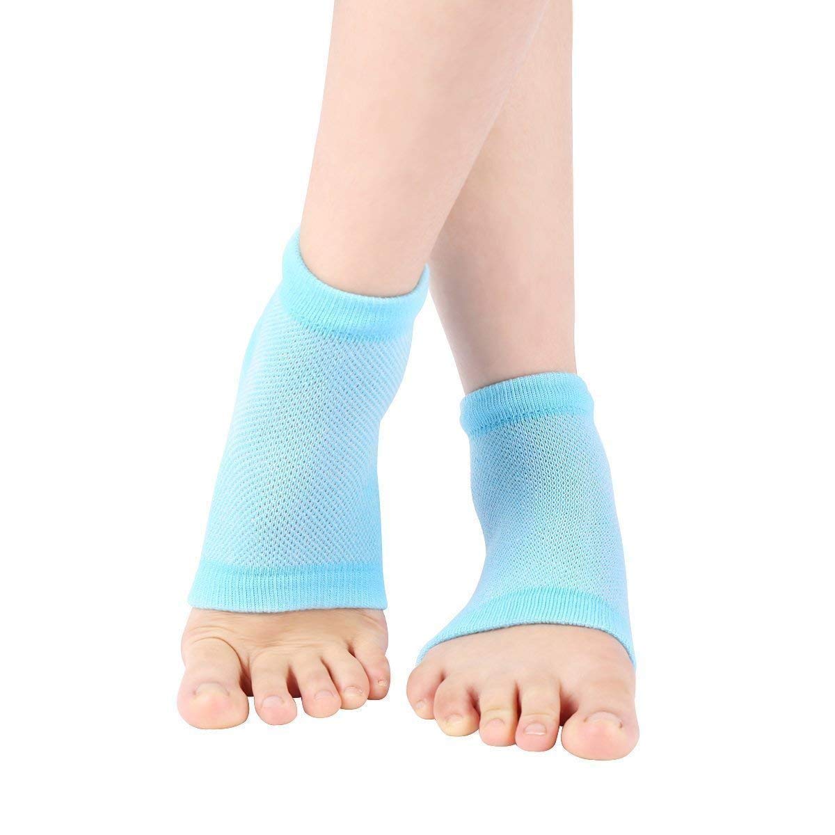 UK-0125  Heel Pain Relief Silicone Gel Heel Socks, Toeless Spa Sock for Foot Care Treatment, Orthopaedic Socks Heel Protector Socks For Men And Women