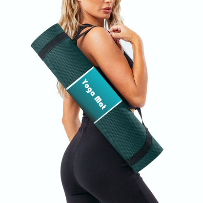 UK-0143 Yoga Mat Anti Skid Gym Workout and Flooring Exercise for Men & Women (Standard Size, 4 mm Thick-Multi Color)