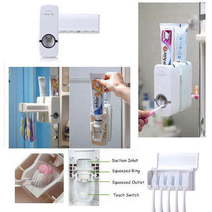 174 Toothpaste Dispenser & Tooth Brush Holder Your Brand WITH BZ LOGO