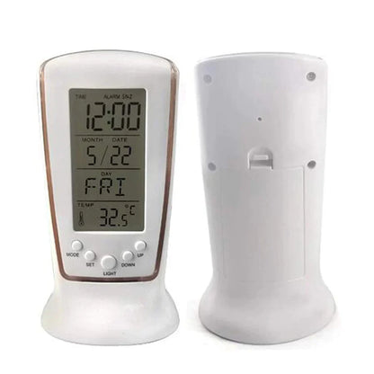 UK-0024 UM510 Digital Alarm Clock with LED Night Light/ Electronic with Temperature with LCD Display Light